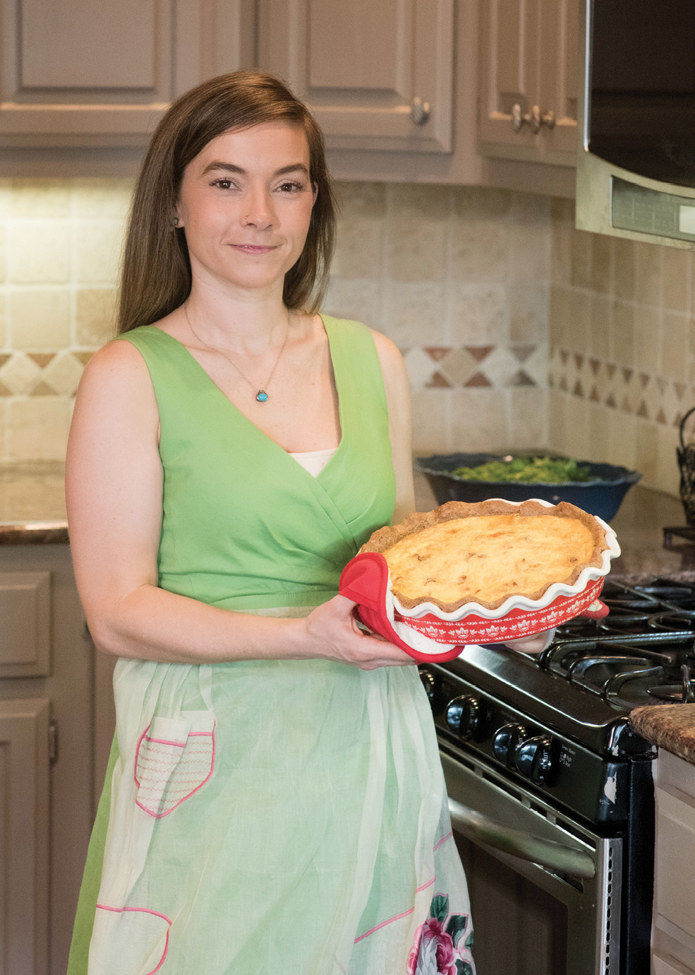 The quiche can be baked and refrigerated up to three days in advance. Reheat in a low oven and enjoy!