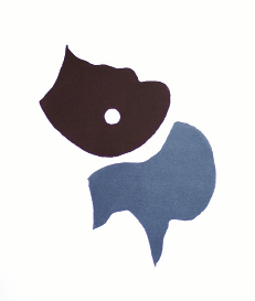 Untitled Abstract, 2012, 20&quot; x 20&quot;, ink on paper