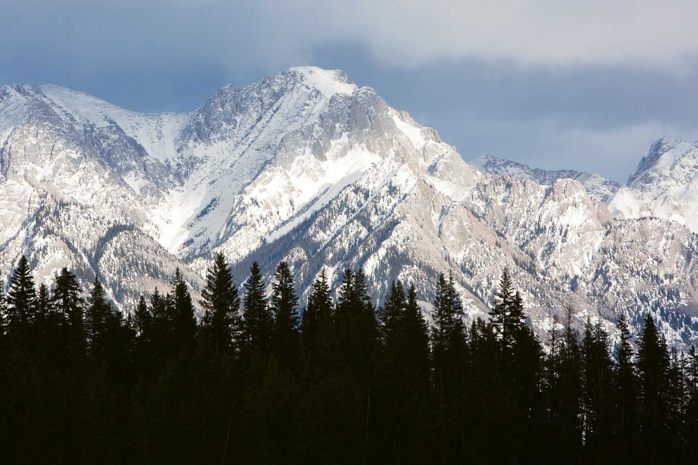 Rocky Mountain High: The Canadian Rockies dominate the horizon in British Columbia.