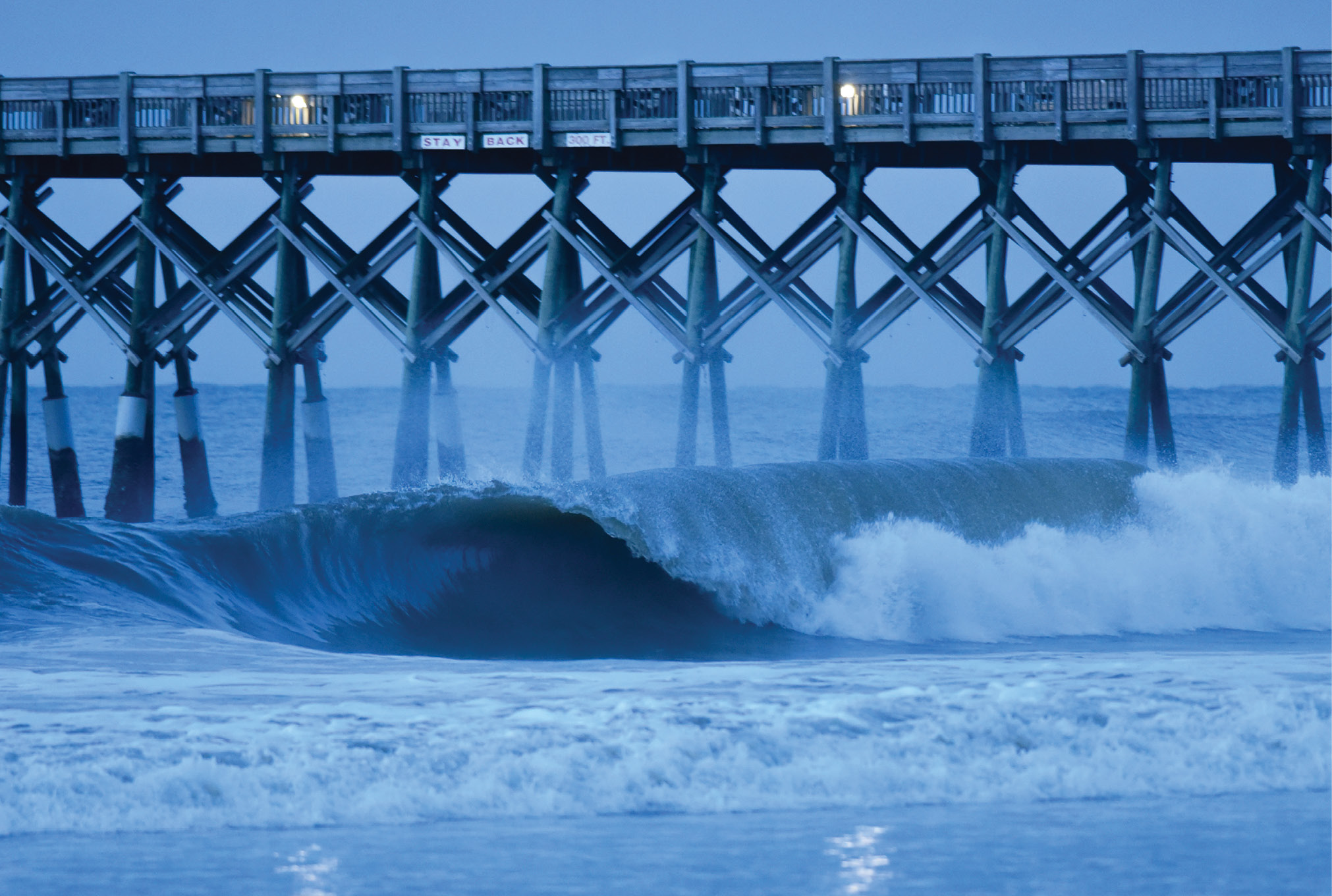 Barrelling morning waves ahead of Hurricane Florence