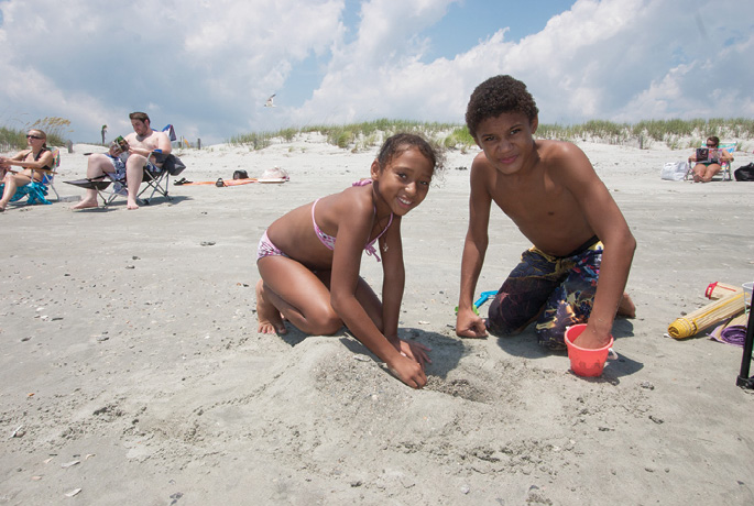 After a day of sand, surf, and play, the new Dunes House offers lots of practical amenities, plus epic sunset views.