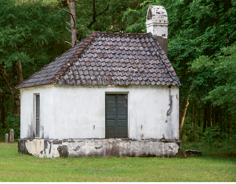 St. Thomas: “The unusual vestry building features a hipped roof on one end and chimney on the other, giving the appearance of a half-completed structure.”