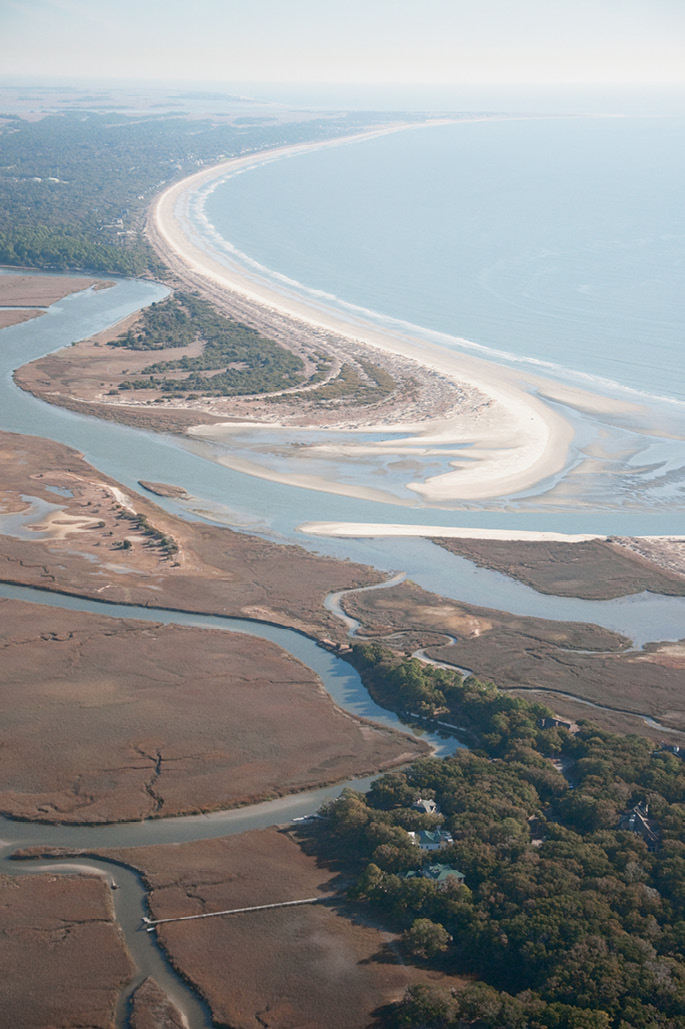 Kiawah’s Captain Sam’s Spit; image courtesy of Mary Edna Fraser