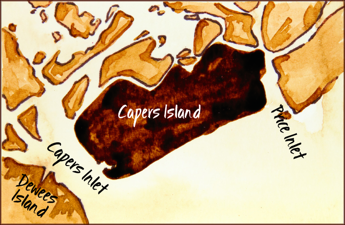 Capers Island Heritage Preserve/ Price &amp; Dewees Inlets