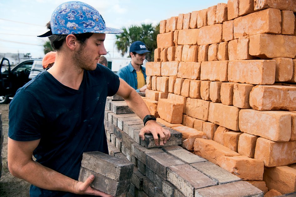 American College of the Building Arts students helped construct the clamp.