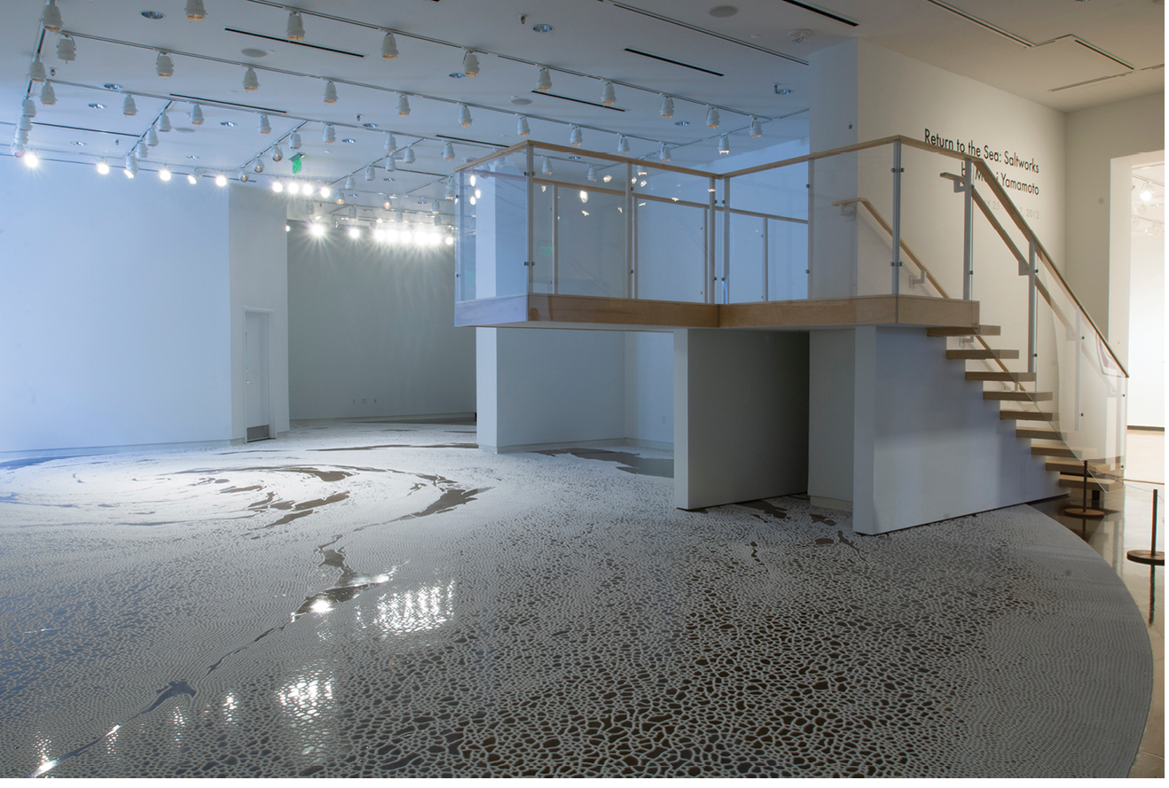 Clemson Architecture Center students built the custom viewing platform, from which visitors could watch Yamamoto at work.