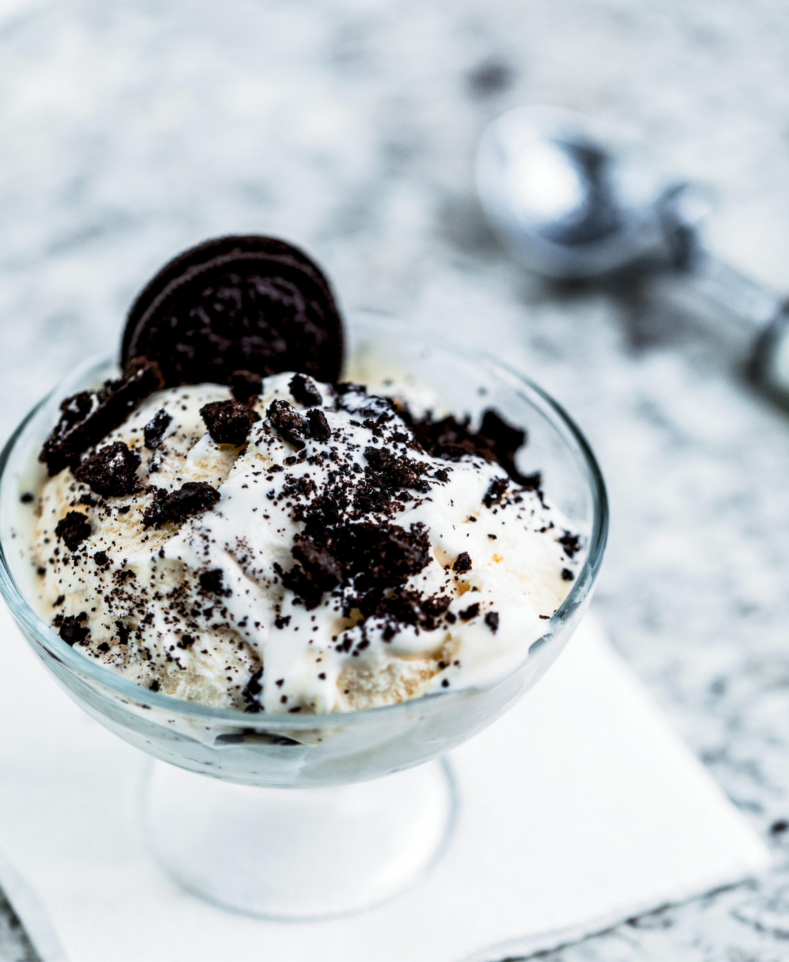 Chillin’ Out - Cookies-and-cream ice cream is a hot-weather favorite for the owners of Charleston Gourmet Burger Company and their children.