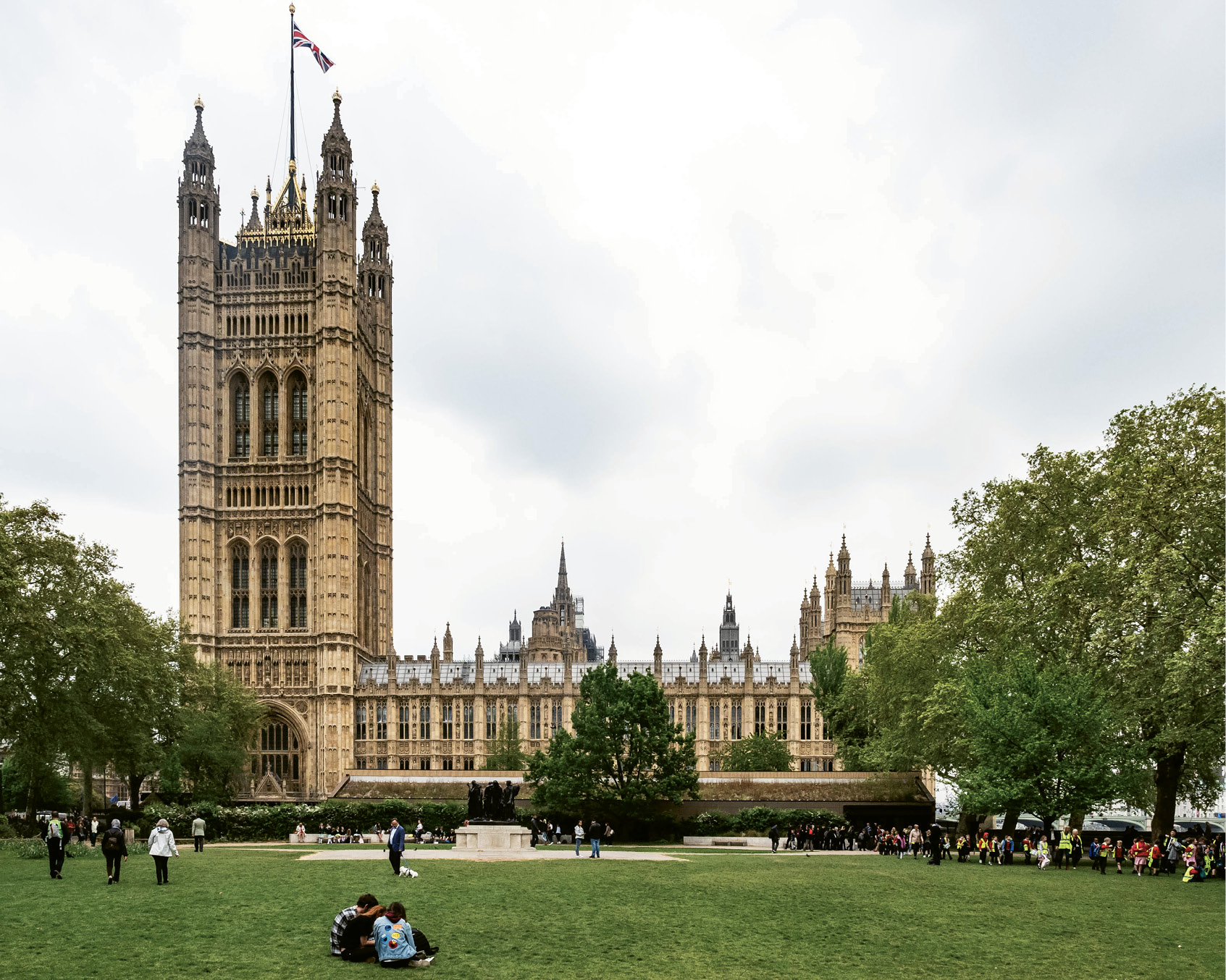 ...and the cathedral-like Palace of Westminster (British Houses of Parliament)