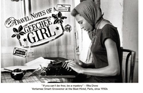 The film’s promotional poster includes a photograph of Smart-Grosvenor in Paris at the Beat Hotel, circa 1958.