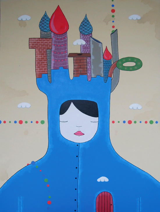 Thinking the World was Mine to be Lost in (30x40).jpg