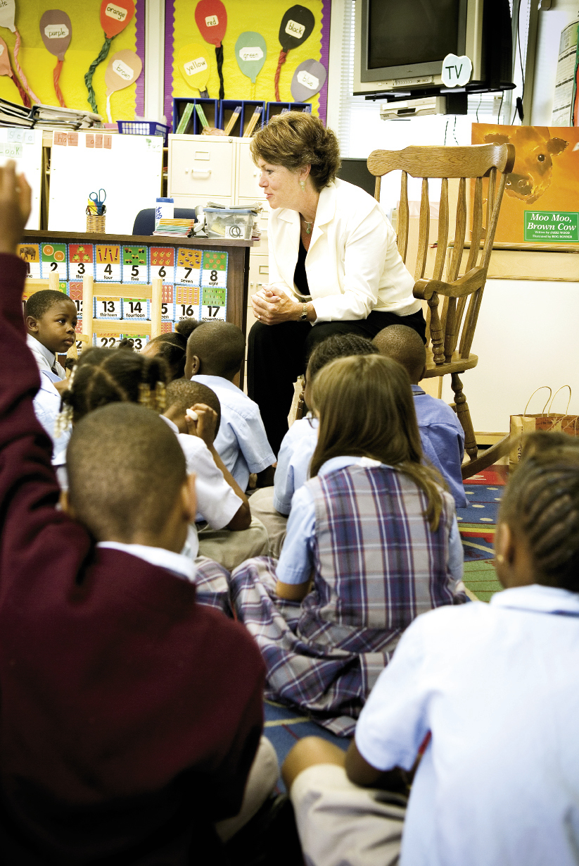 Former Charleston County School District superintendent Nancy McGinley