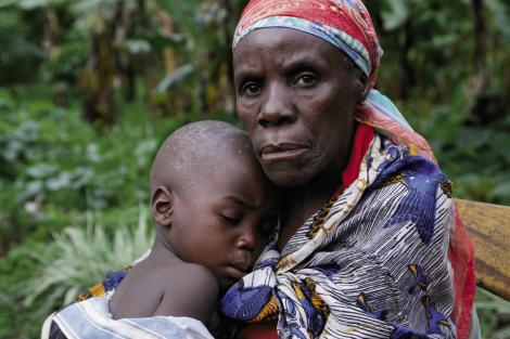 On the Brink: Barnhardt and crew went deep into the jungles of Uganda’s Bwindi Impenetrable Forest to document the endangered mountain gorillas and the vanishing Batwa pygmies.