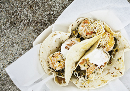 shrimp tacos