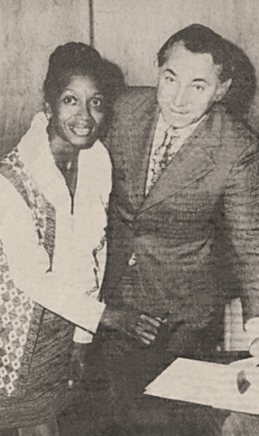 Martin-Carrington being sworn in to the LA Commission on Human Resources