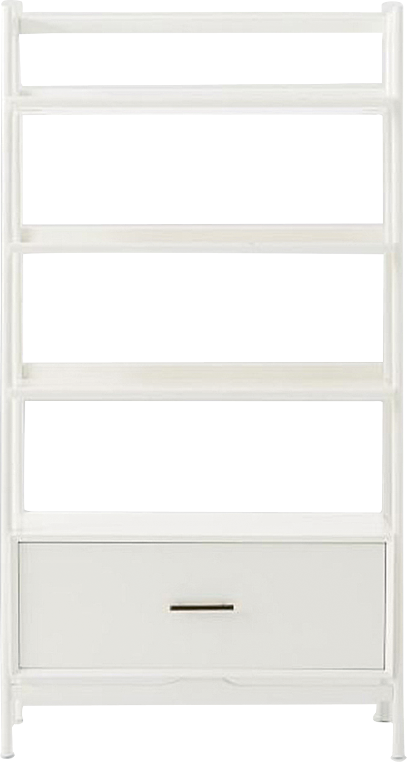 “Mid-century” bookshelf, $699 at West Elm