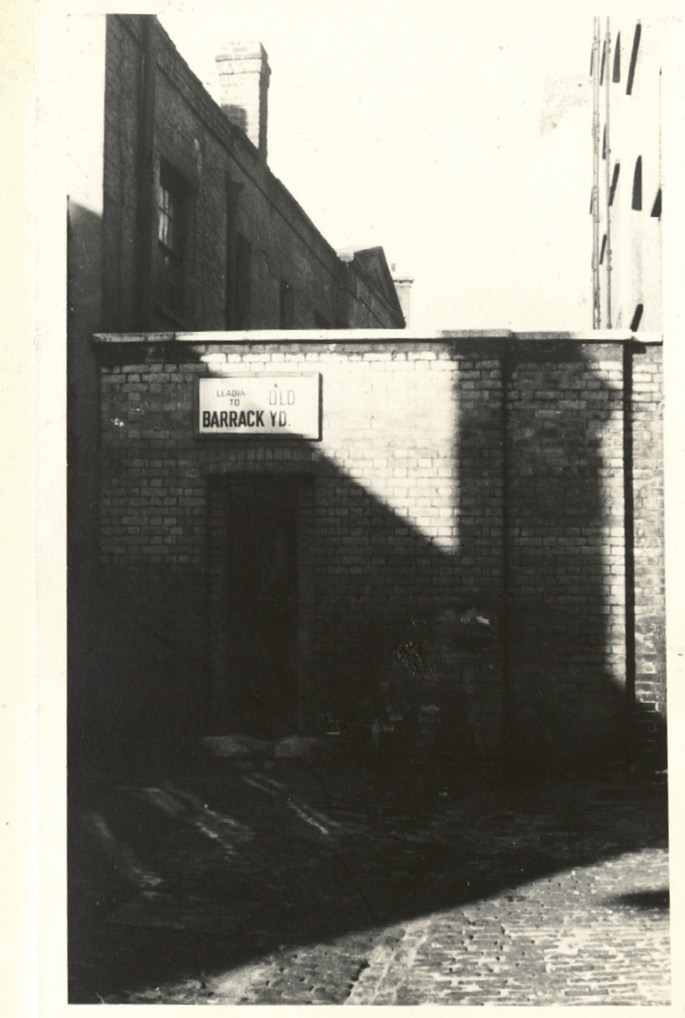 A shelter entrance...