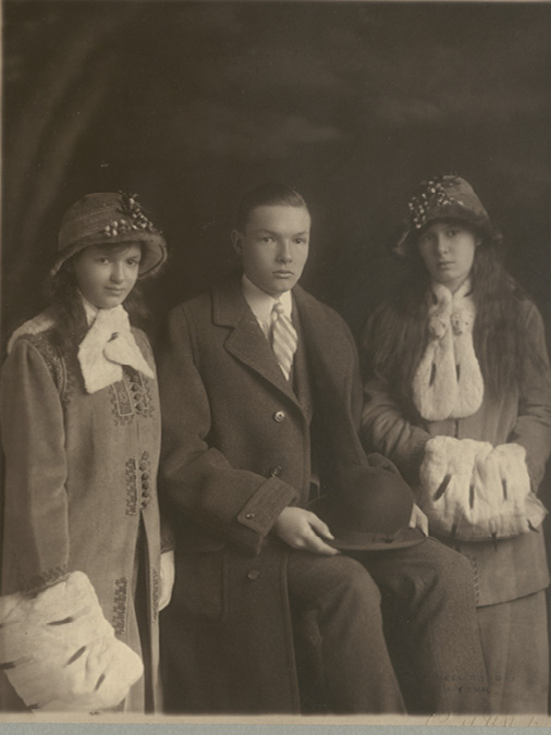 With siblings Stephen and Sarah Jane