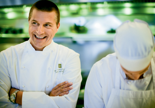 With celeb chef Scott Crawford as top toque at Heron’s, the culinary scene at The Umstead is as exciting as the property. The restaurant was designed as a place equally suitable for power brokers meeting for breakfast and foodies dining at night.