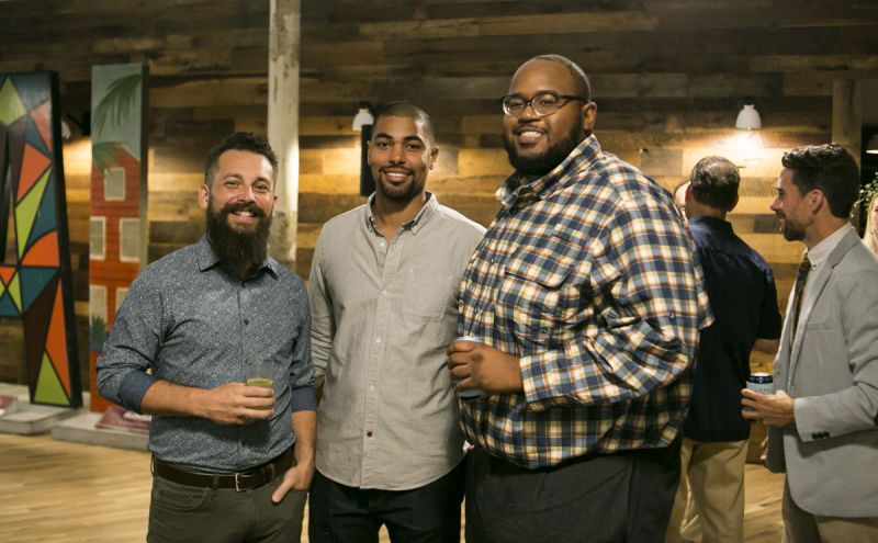 Larry Downey, Fletcher Williams, and Damion Smalls