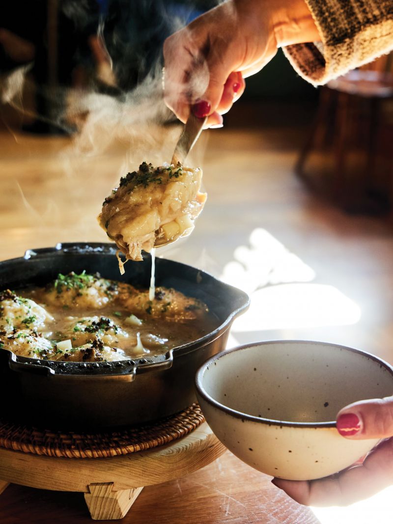Chicken and dumplings at Audrey.