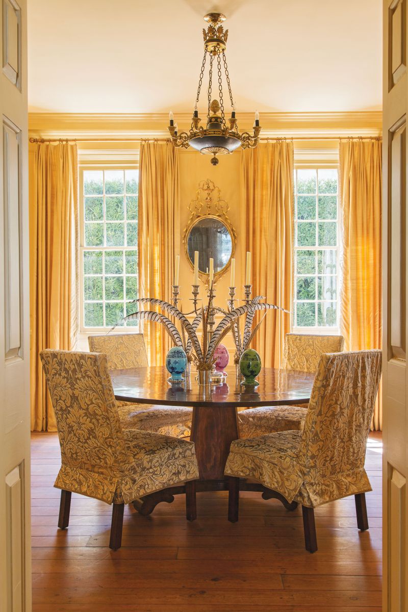 Feathering Her Nest: Ann has a deep love of nature that began with her father, who often took her birding in the ACE Basin. She’s still an avid birder, and her collection of turkey, pheasant, owl, and hawk feathers are displayed throughout the home.