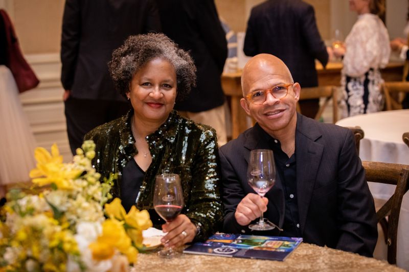Attendees Ellen and Craig Lockhart posed for a photo.