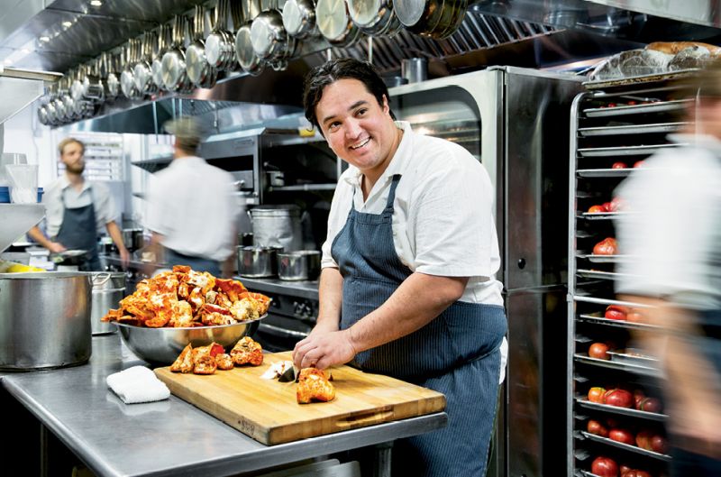 New guard: Jason Stanhope joined FIG six years ago as chef de tournant; he became executive chef in 2014.