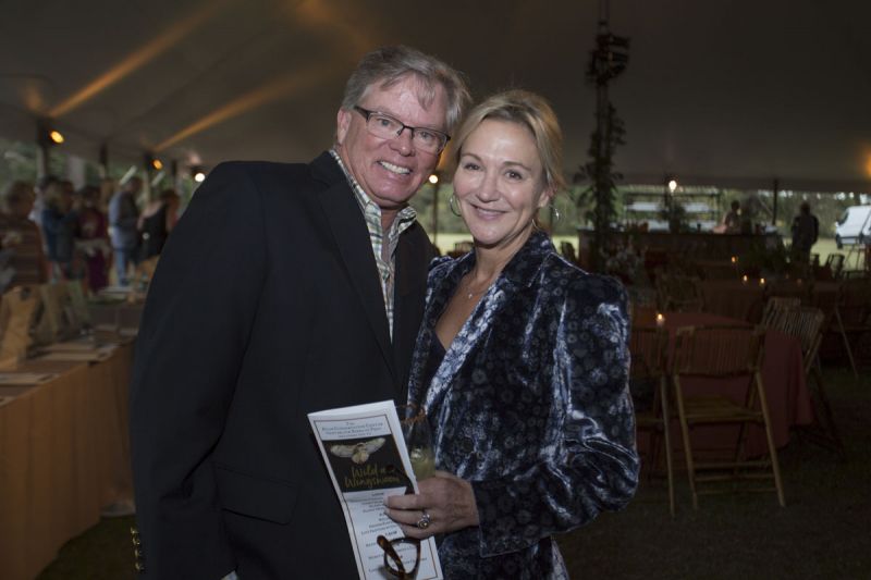 Board member Champ Smith and event coordinator Edith Smith