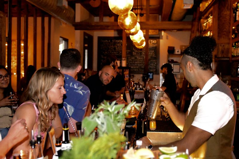 Mocktail lovers gathered downtown at The Cocktail Club for The Naught Tail event.