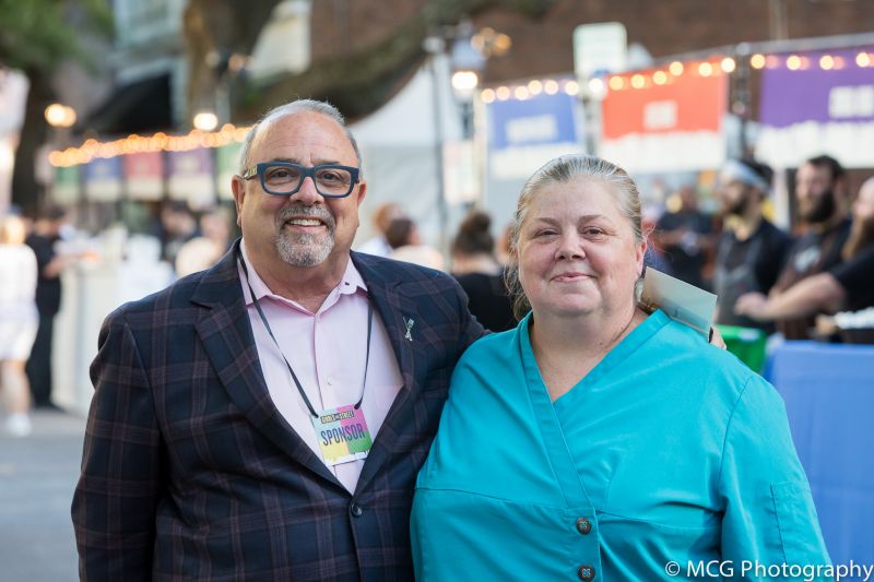 Micky Bakst and Charleston Grill executive chef Michelle Weaver