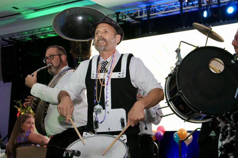 The Battery Brass Band played at the Sweetgrass Inn gala benefiting nonprofit First Tee Greater Charleston.