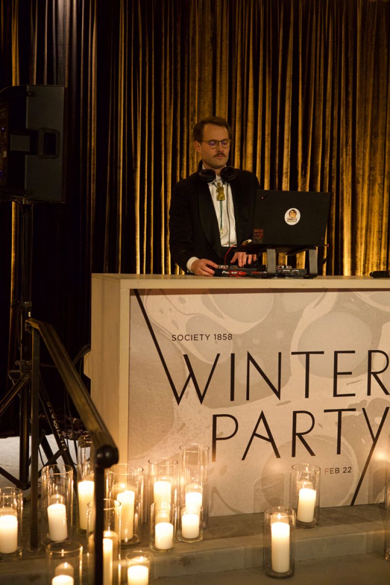 DJ Jack Callahan spinning tunes