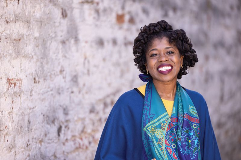 The signature Iris Apfel beaded clutch, handmade by the women of Bien Abyé in Haiti for Ibu; “I’m so grateful. That Iris clutch put us on the map,” says Bien Abyé founder Dayanne Danier whose pieces can now also be found at other high-end stores.