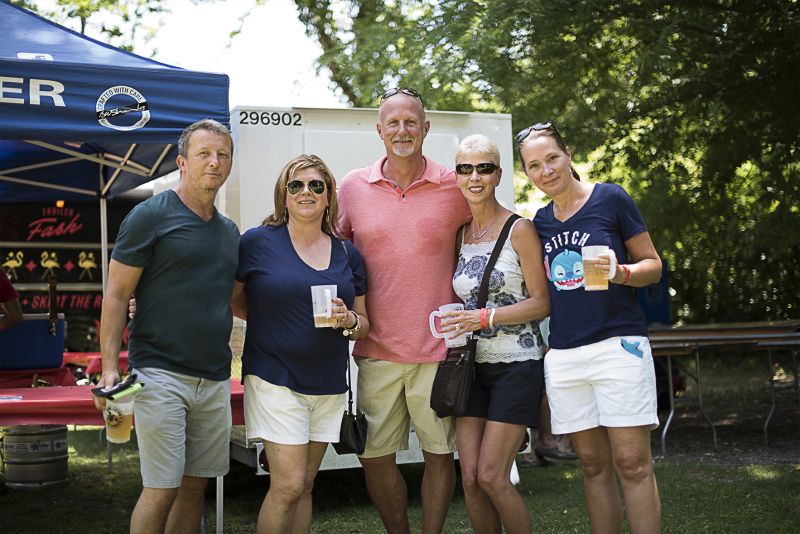 Ed and Kelly Confer, Steve and Denise Houpt, and Jennifer Battalin