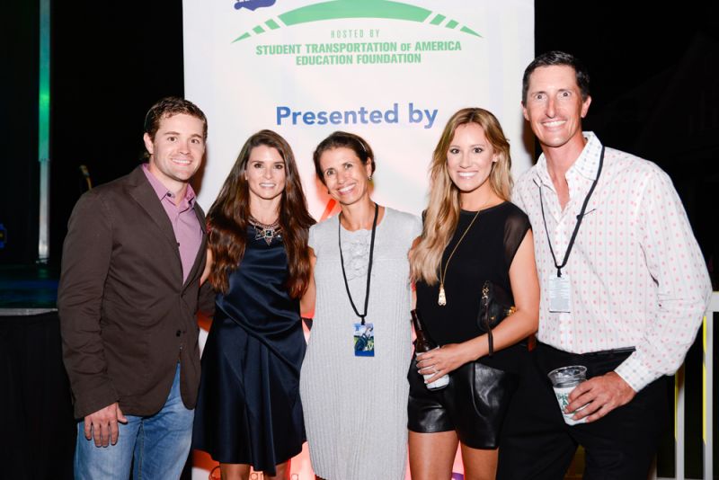 Ricky Stenhouse Jr., Danica Patrick, Silvia Neal, Rachel Rupert, and Chad Neal