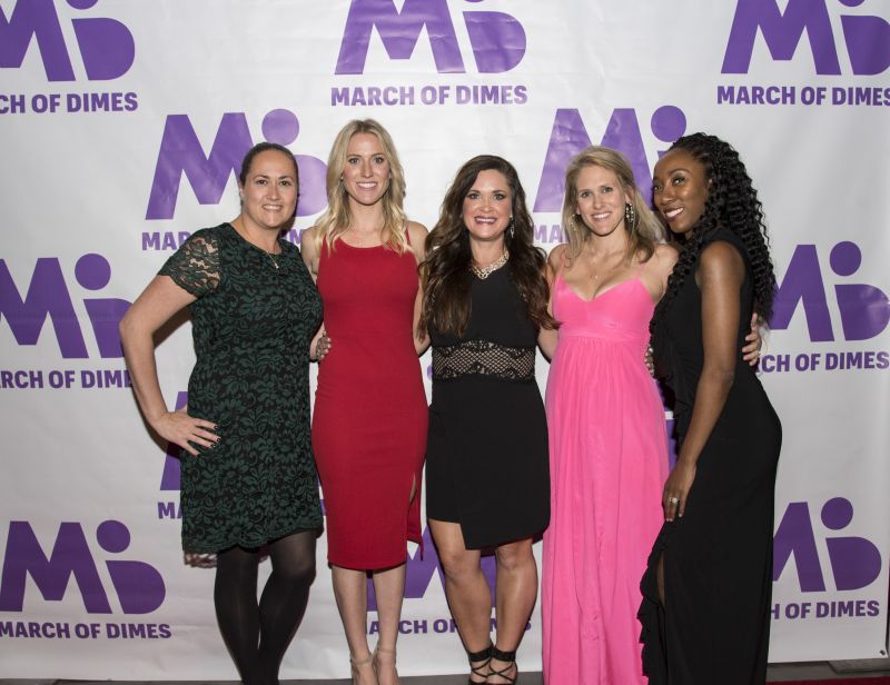 Monica Estes, Katie Polley, Dorothy Baker, Katie Bullwinkel, and Elizabeth Jennings