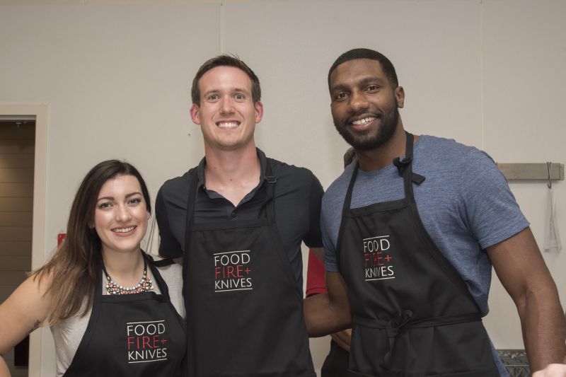 Monica Horne, Kyle Boggs, and Xavier Andrews