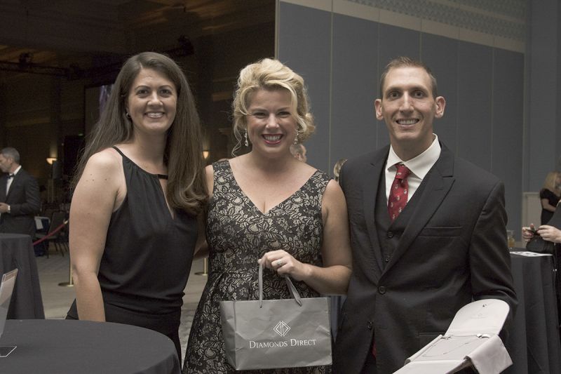 Renee Bauley with LOR volunteers Irene Rose Yereb and Zach Yereb