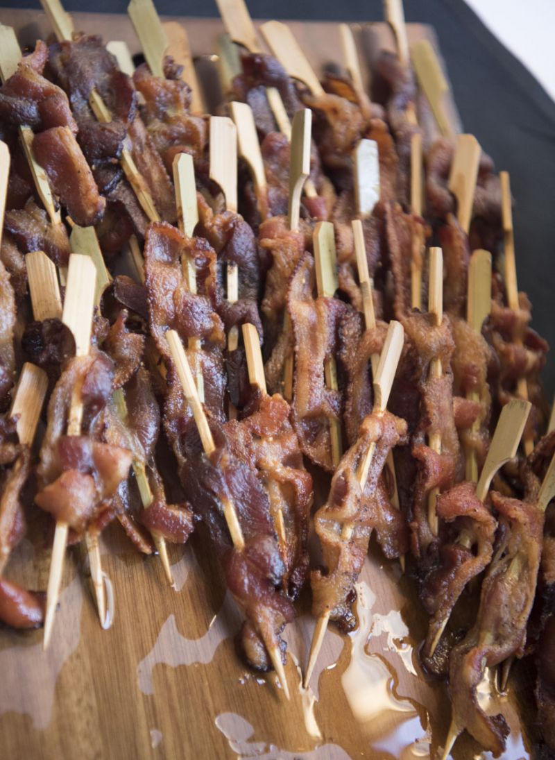 Offerings at the &quot;Bacon Bar&quot; were a highlight of the evening.
