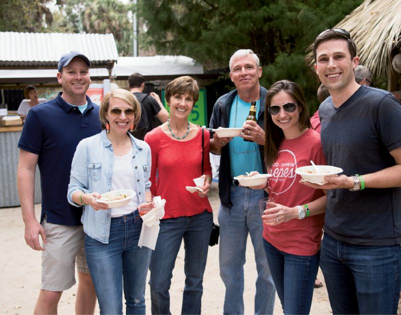 Andy and Erin Timberlake, Nancy and Travis Lair,  and Jeanette and Brian Lair