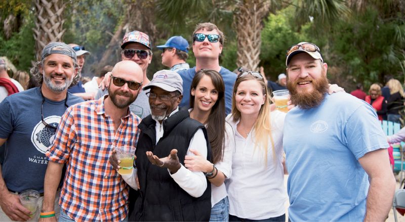 Front row: Jason Eargle, Bill Wilson, Beth Gavin, and Caroline and Chay Turner  Back row: Tom Mauldin, Preston Jervey, and Brian Compton