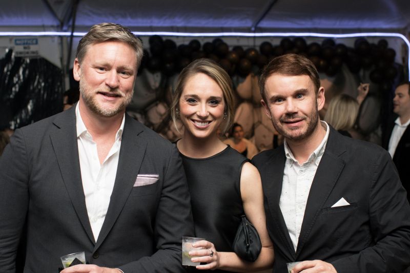 Matthew Story, Laura Boyd, and Larry James