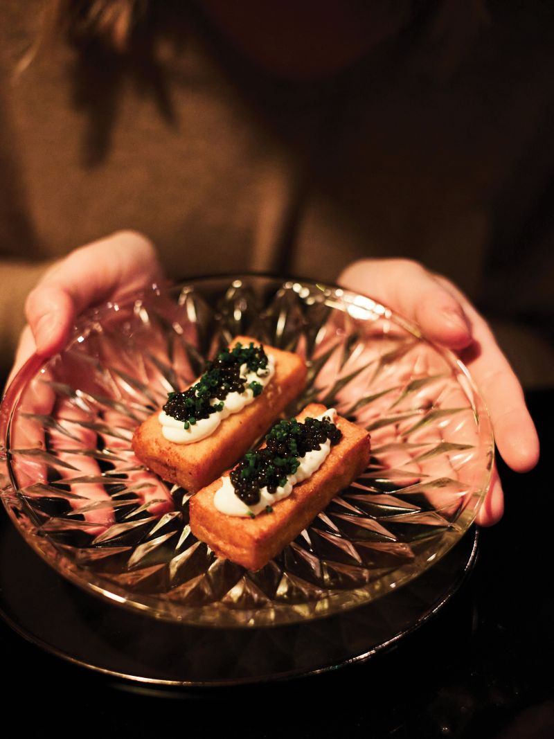 Caviar at Tiger Bar.