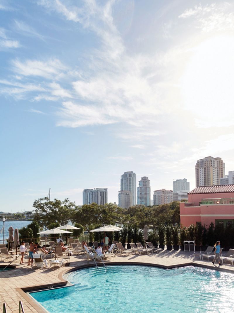 A Florida Classic: Poolside at the nearly 14-acre, circa-1925 Vinoy Resort &amp; Golf Club that’s completing a major renovation.