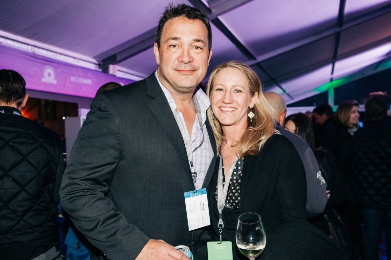 The Indigo Road’s Steve Palmer and Charleston magazine editor-in-chief Darcy Shankland