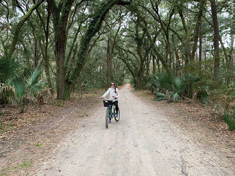 Different View:  “Biking is my number-one must-do on any trip. There’s nothing like seeing a new place from the vantage point of a bicycle.”