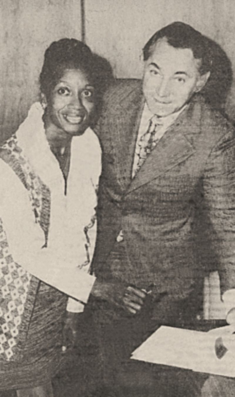 Martin-Carrington being sworn in to the LA Commission on Human Resources