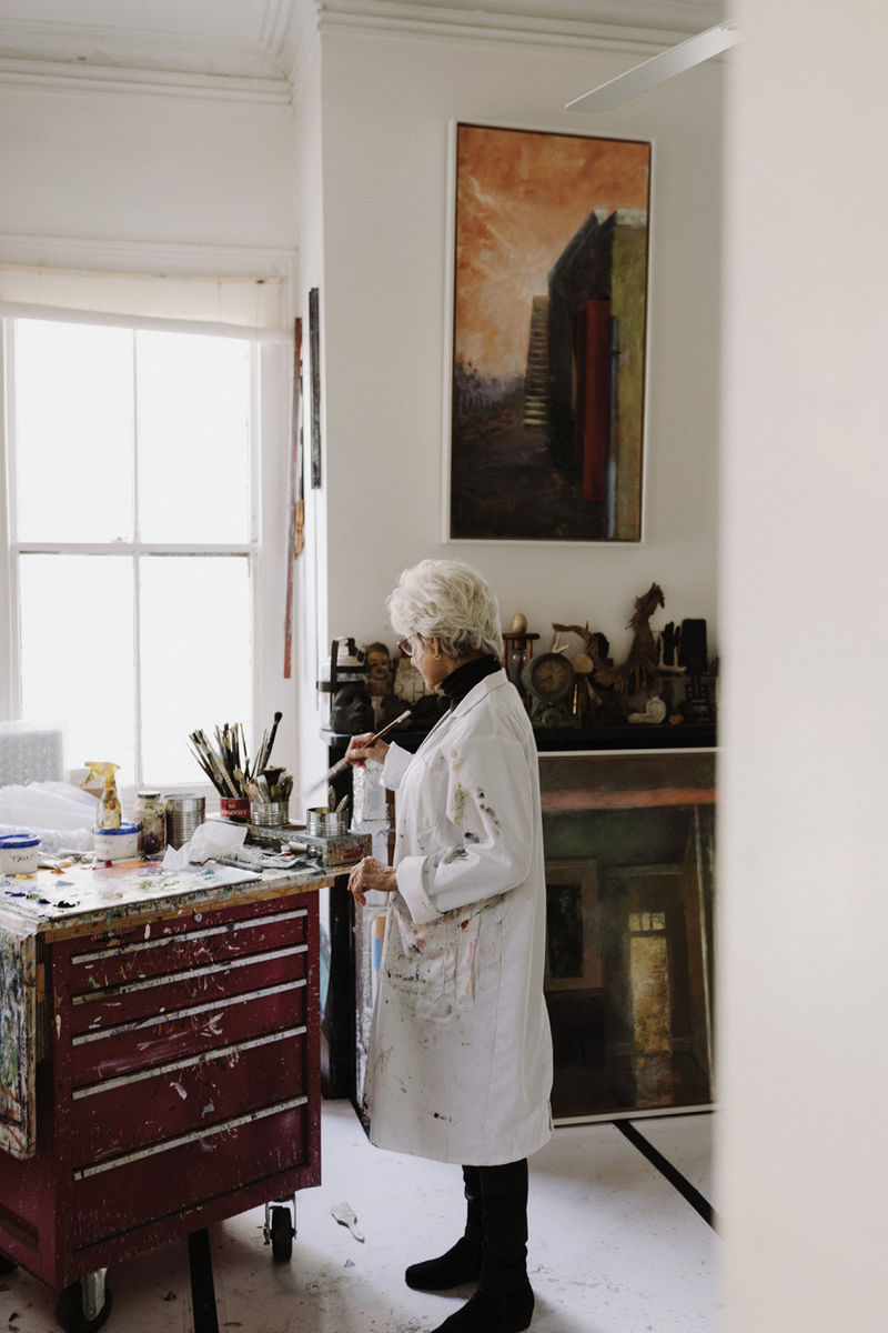 Beauty in Ruin: Fantuzzo at work in her light-filled studio