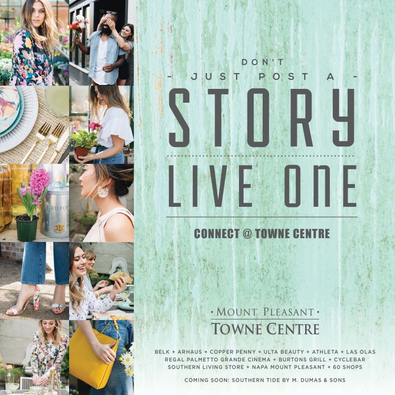 The Charleston Summer Guide is sponsored by: <strong><u><a href="https://mtpleasanttownecentre.com/" target="_blank">Mount Pleasant Towne Centre</a></u></strong>