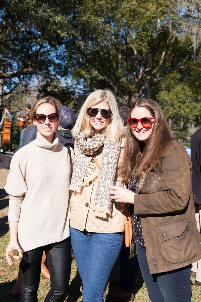 Catherine Walsh, Katie Stover, and Hunter James